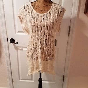 Long see through blouse